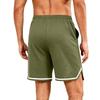 Men's Breathable Mesh Athletic Shorts Lightweight Casual Sportswear with Elastic Waistband and Drawstring for Outdoor Activities and Gym