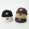 Casquette de Docker Lettre Rétro pour Bébé Été Coton Bonnet pour Tout-petit Hip Hop Brodé Dôme Casquettes Melon Enfant Propriétaire Bonnet