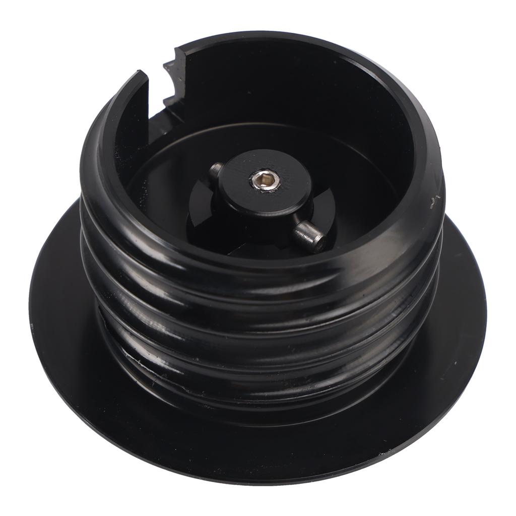 Schwarzes Pop-Up-Tankdeckel-Set mit Entlüftung für Softail Dyna Road King FXR 1982-2010