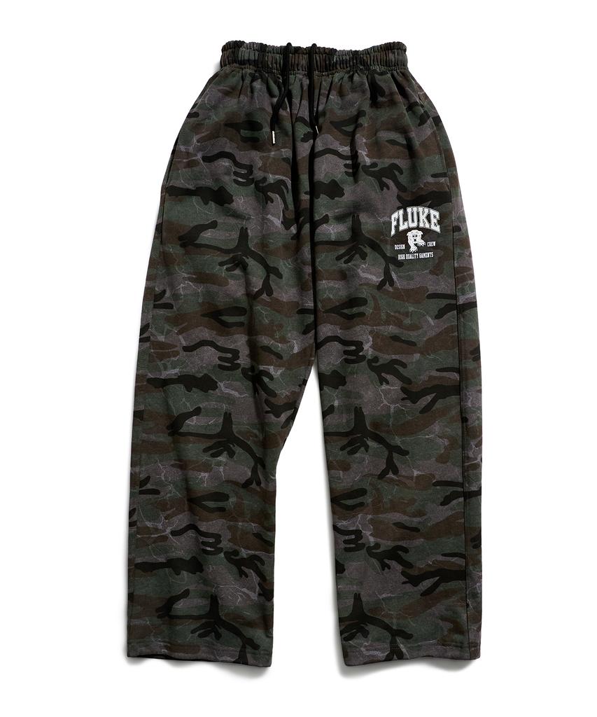 FLUKE Camo Graphic Sweatpants Grey Ftp214