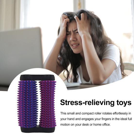 Handheld Fidget Toy Little Ouchies 3D Printed Spiky Roller Portable Stress Relief Sensory Toy for Anxiety Relief Teens Adults Gifts