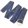Lässiger Vielseitiger Denim-Hüftgürtel Vintage Breiter Canvas-Hüftgurt Verstellbarer Dornschließengürtel Für Damen Rock Hemd Passend