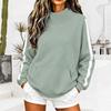 JPNTKY Women's  Long Sleeve High Neck Fashion Casual Autumn Winter Hoodie