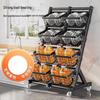 Multi-Layer Rolling Storage Basket Cart