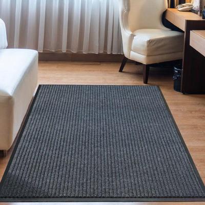 Heavy-Duty Doormat Absorbent Entrance Rug Floor Mat with Waterproof Rubber Backing Non-Slip Mud Dirt Catcher Commercial Doormat