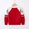 Christmas Sweaters Children Autumn Winter Warm Pullover Baby Cartoon Knitted Sweaters Kids Clothes 2-6 Year Boy Girl Xmas Jumper