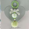 Plastic Keychain With Colorful Ball Decor For Kids And Teens