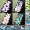 Cute Aesthetic Butterfly Phone Case For Samsung Galaxy S24 Ultra S9 S10 S20 S21 S22 S23 Plus S24 FE S25 Ultra Cover