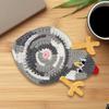 Funny Chicken Coasters Heat Resistant Absorbent Drink Coaster Crochet Placemats for Kitchen Table Desk Bar Coffee Cup Home Decor