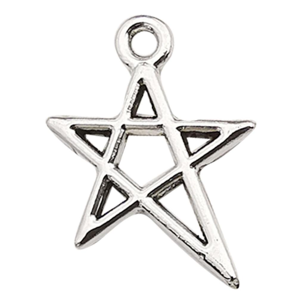 Retro Alloy Star Moon DIY Necklace & Earring Charms