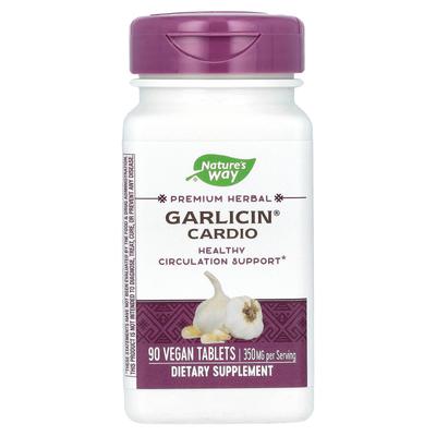 Garlicin Cardio, 350mg, Vegane Tabletten, 90 Tabletten
