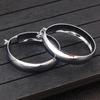 2023 Fashionable Wide Hoop Earrings for Women - Simple, Exaggerated Titanium Steel Design