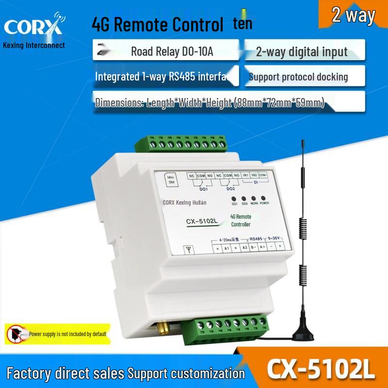 CORX 4G Remote Control Relay Switch with Analog Data Acquisition