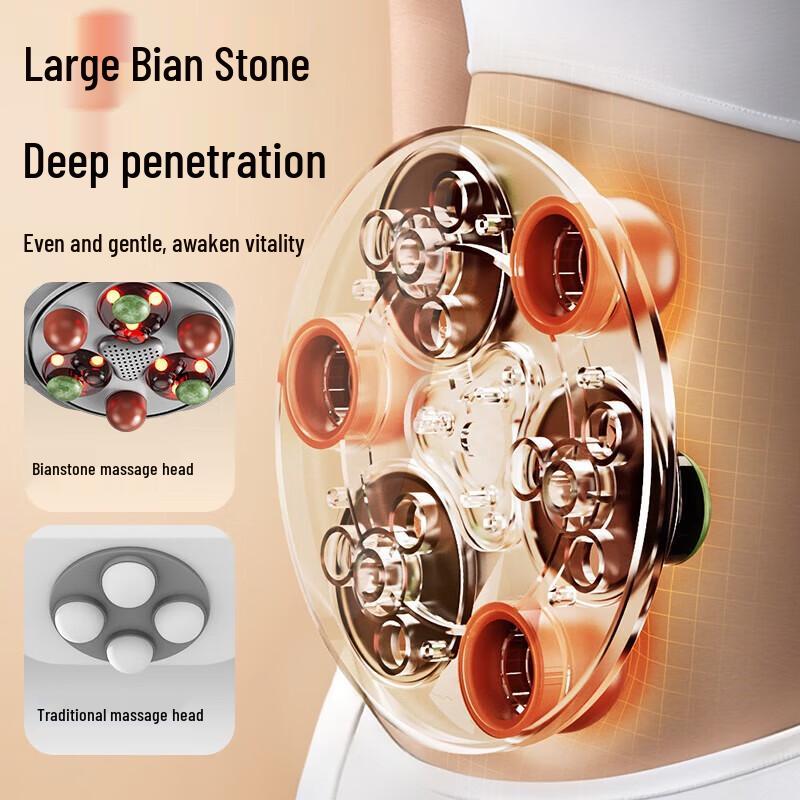 Aux Bianstone Abdominal Heating Massager