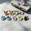 Eevee Family Enamel Pin Cartoon Anime Metal Lapel Brooch For Denim Jacket Backpack Hat Decor Kawaii Gift For Kids