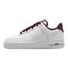 Nike Pantofi de skateboard Air Force 1 pentru femei, adidași albi cu roșu HV4403-600