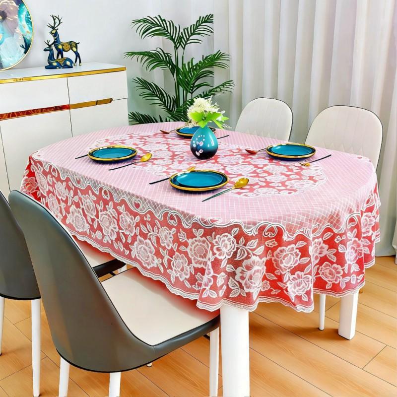 Waterproof Oil-Resistant Heat-Proof PVC Tablecloth Dining Table Living Room Modern Nordic Style Rectangular Washable Cover