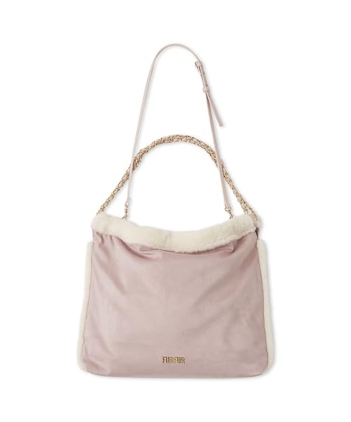 Furfur Material Drawstring Bag RWGB254512 Pink Women's
