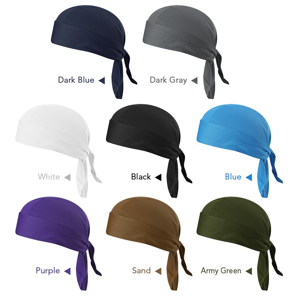 Bicycle Sweat-wicking Cap Beanie Cap Cycling Headscarf Headband Quick-dry Pirate Hat Beanie Hat for Outdoor Bicycle Cap