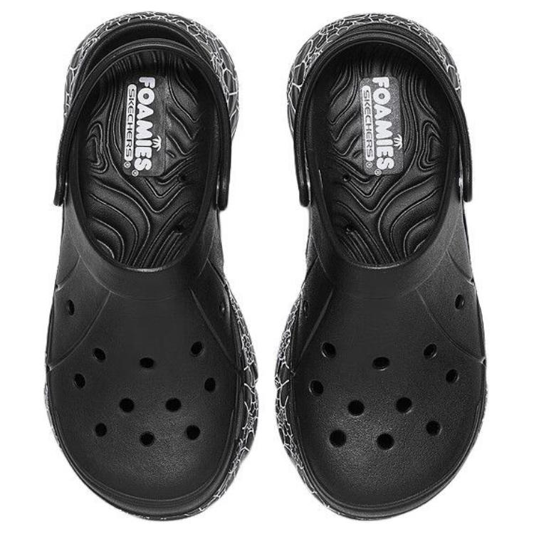 Skechers Foamies Fashionable Comfortable Clogs Women Clogs Black 111671-BKW