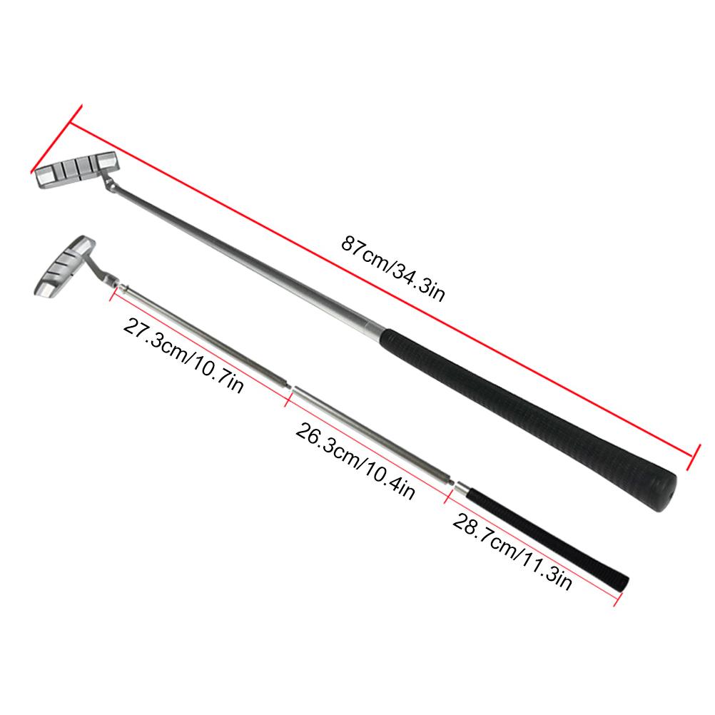 Putter Collapsible 3 Section Two Way  Putter with Balls Left and Right Handed Easily Use for Kids