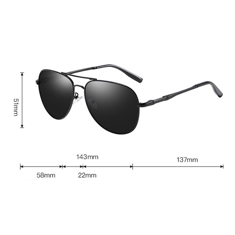Classic Retro High Quality Custom Logo Women Men's Lunette De Soleil Homme Polarized Pilot Sunglasses