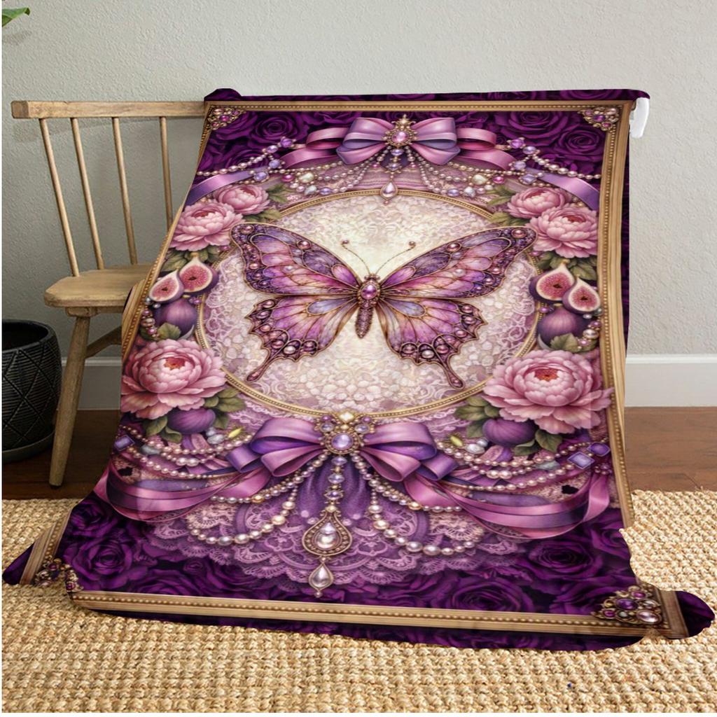 Magical Unicorn Fantasy Throw Soft Comfortable All Seasons Blanket Perfect Gift Couch Office Nap Outdoor Travel Blanket