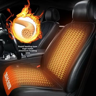 Graphen Auto Heizsitzkissen Winter 12V Sitzkissen Auto Allgemein Heizend Elektrisch Plüsch Einzelstück Kissen