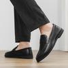 Comfortable Men's Business Casual Shoes New Men's Leather Loafers Wedding Dress Shoes for Groom Office Work Slip-On Men's Shoes