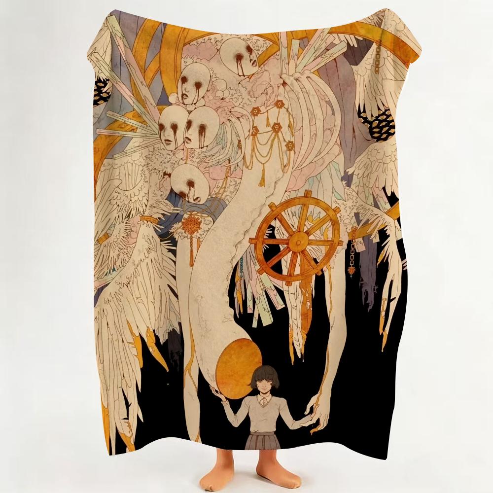 Game P Pathologic Throw Flannel Throw Blanket Suitable for Sofa Living Room Bedroom
