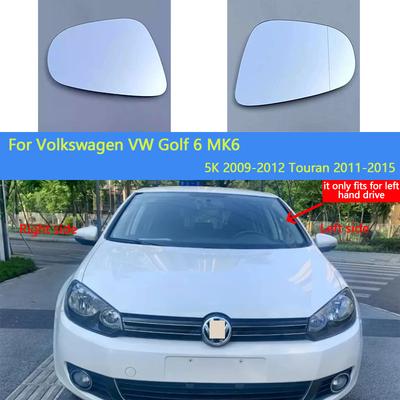 Auto Parts Left Right Rearview Side Wing Heated Durable Mirror Glass for VW Volkswagen Golf 6 MK6 5K 2009-2012 Touran 2011-2015
