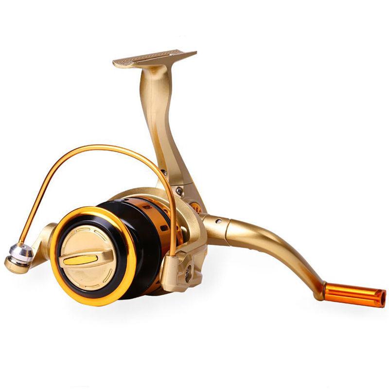 Metal Fishing Reel With Adjustable Drag For Saltwater Fishing Enthusiasts