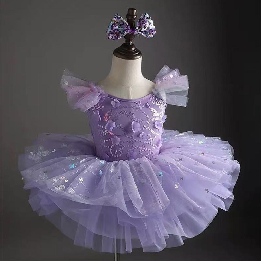 Modern Ballet Tutu Sequin Performance Clothes Fashion Dance Costumes Children