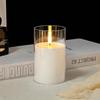 Acrylic Bullet-Shaped Remote-Controlled Flameless Candle Lamp