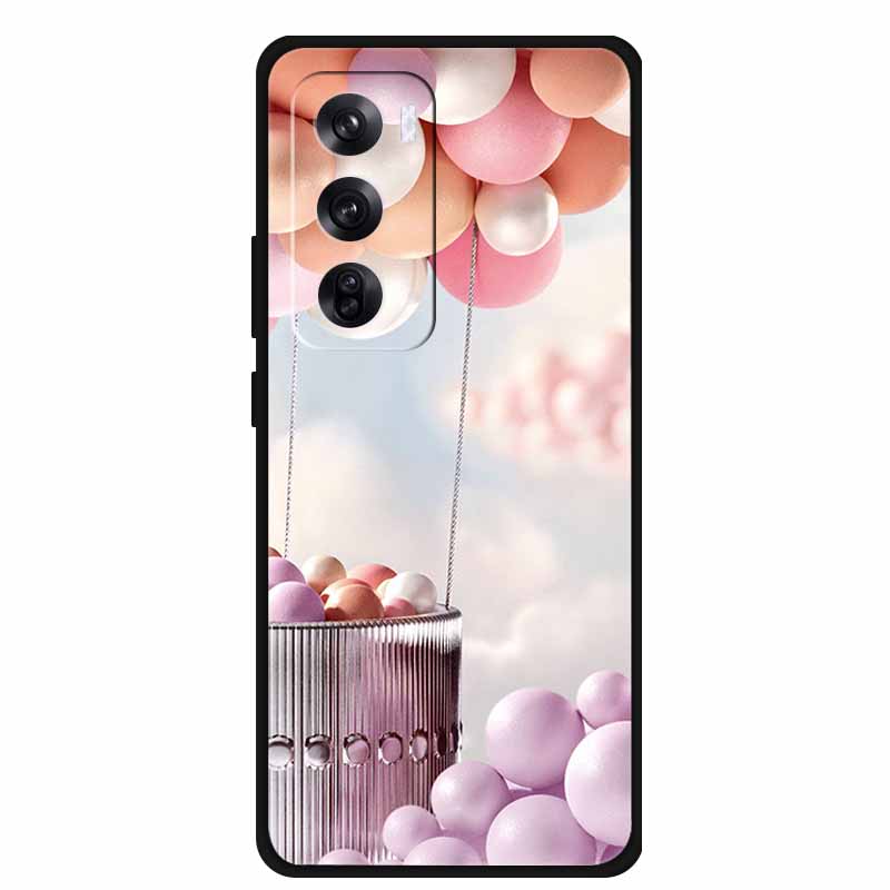 Funda For OPPO Reno 12 / Reno12 Pro Global Case Fashion Printed Soft Silicone Back Cover For Reno12 Pro Cat Phone Case Reno12 5G