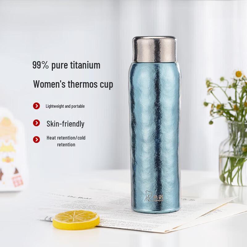 Heenoor Pure Titanium Thermos Stew Tea Pot