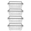 4PCS Chest Freezer Storage Baskets Metal Wire Food Organizer for Refrigerated Cabinet