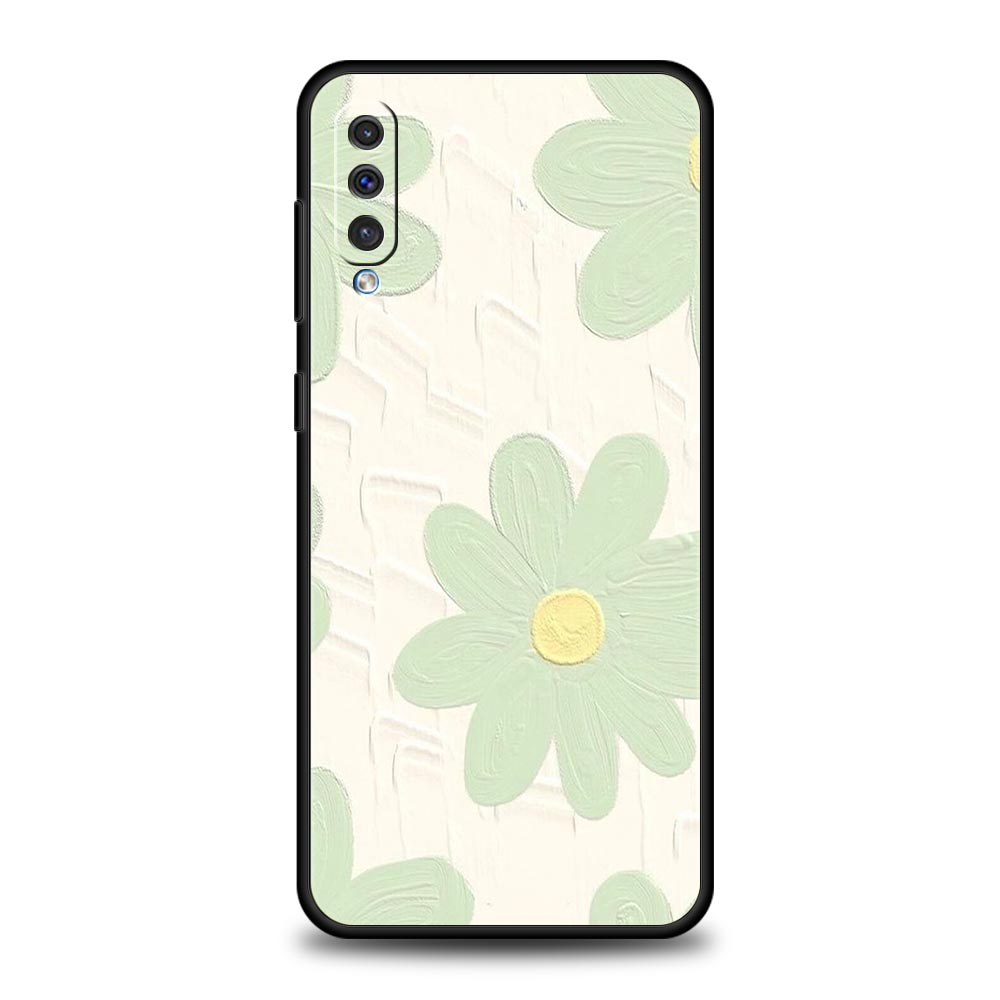 love flower Art Phone Case For Samsung A24 A12 A14 A32 A50 A70 A20E A20S A10S A22 A30 A40 A34 A54 A42 A52 5G A02S A04s Cover