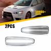 2X Fender Lamp Side Marker Signal Light Clear Len FOR Mitsubishi Lancer 08-17 EV