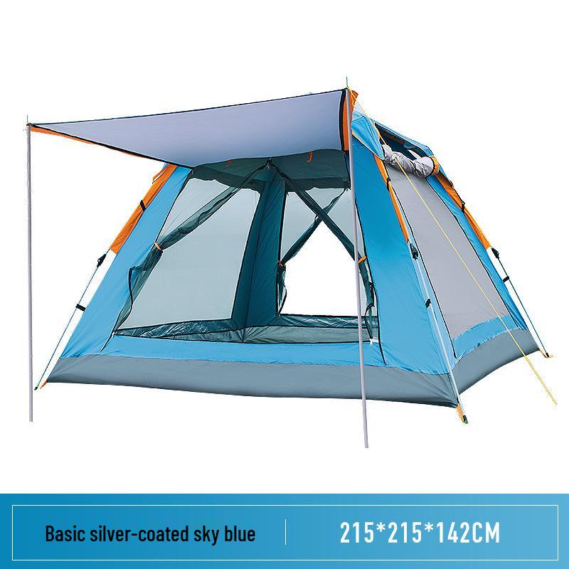 3-4 Person Rainproof Automatic Camping Tent for Beach and Outdoor Use
