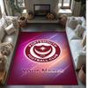Portsmouth FC Printed Crystal Velvet Rug Non‑Slip Crystal Velvet Carpet For Sofa Bedroom Indoor Home Decoration