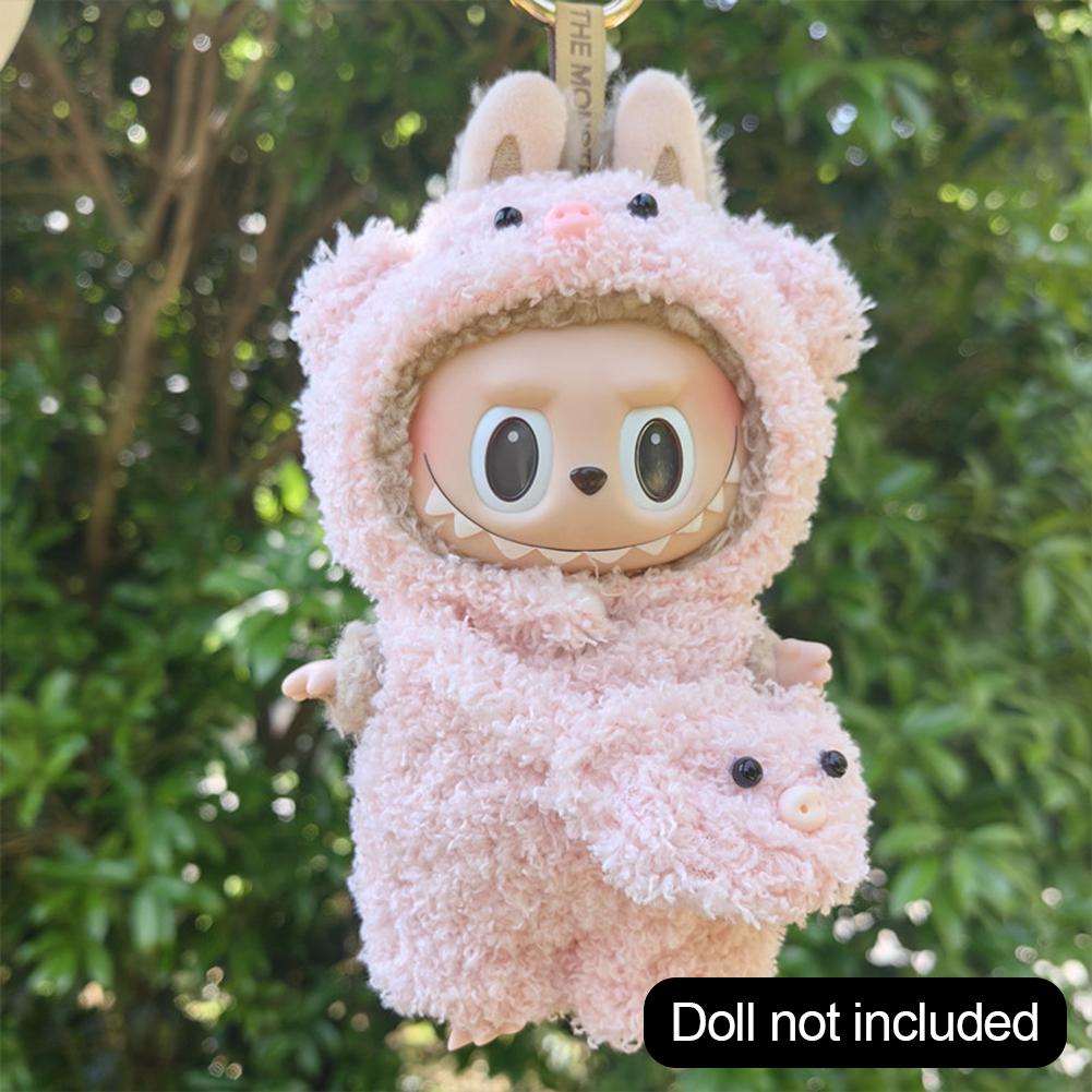 

Для 17 см Кукольная одежда Лабубу Модная одежда Толстовки Кукольная одежда Цветовые толстовки Кукольные аксессуары Милые украшения Маленькая одежда 07#