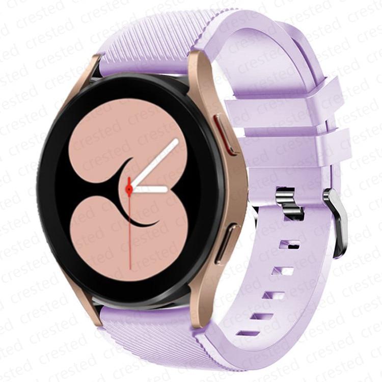 20mm 22mm Band for Samsung Galaxy Watch 4/Classic/46mm/42mm/active 2 Gear s3/S2 Silicone Bracelet Huawei GT/2/GT2/3 Pro Strap