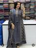 Damen Anarkali Baumwolle Kurta Hose Dupatta Set Indisch Bollywood Partykleidung Salwar Anzug