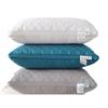 Checkered Embroidered Velvet Breathable Neck Protection Helps Sleep Hotel Pillows Pillow Cores