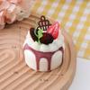 Soft Cake Squeeze Toy Cartoon Refrigerator Magnets New Mochi Squish Foam Toy  For Stress Relief