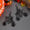 New Gothic Bat Spider Pendant Earrings for Women - Dark Halloween Jewelry
