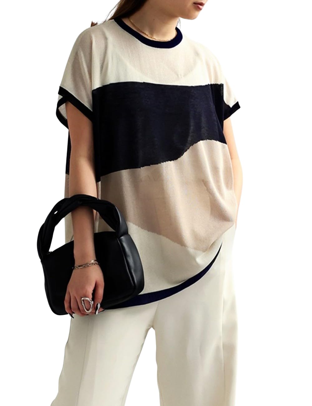 

antiqua Color One Beige Women s Linen-Touch Top, Scheme, EP-00114, Size, 01,