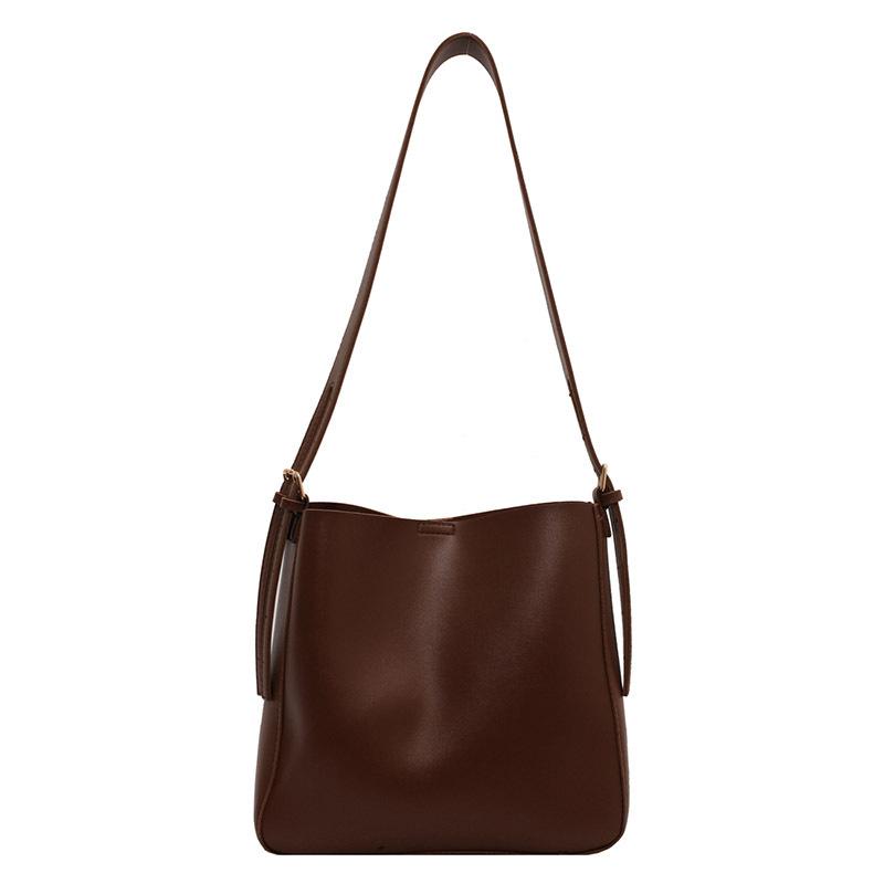 Premium Sense Bag Women 2025 New Trend Versatile Autumn and Winter Large-capacity Broadband Messenger Bag Shoulder Bucket Bag