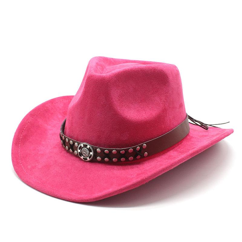 

Ethnic Style Suede Denim Top Hat Woolen Felt Hat Men S And Women S Jazz Hat British Style Rope Felt Hat M（56-59cm）